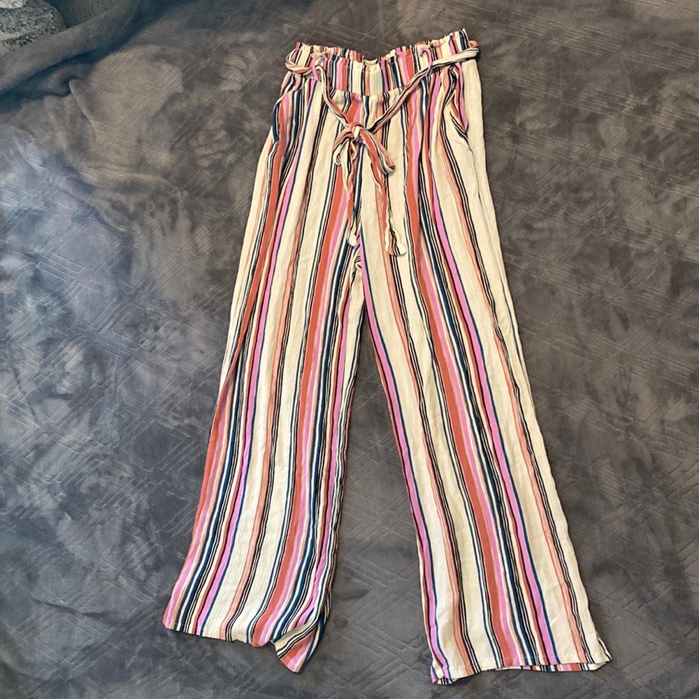 Wide leg dress pants